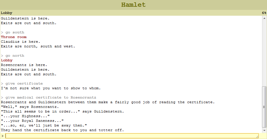 Hamlet: The Text Adventure - Image 4
