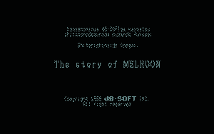 The Story of Melroon