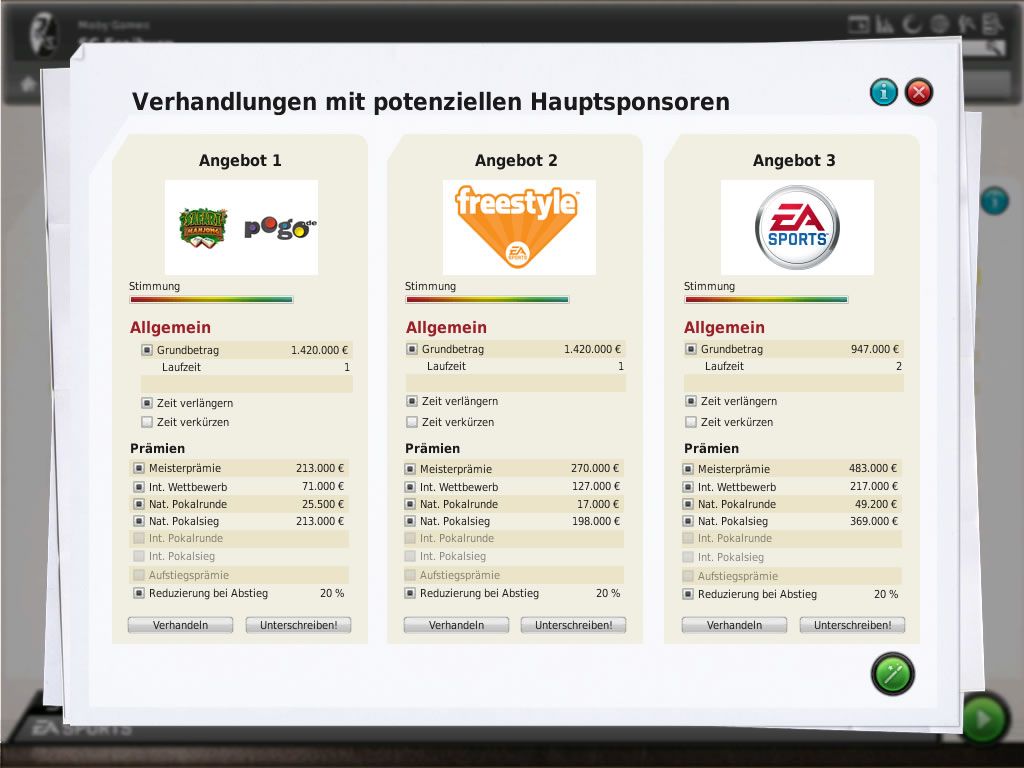 FIFA Manager 10 — screenshot 1