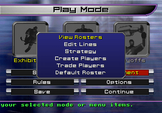 NHL Blades of Steel 2000 ā screenshot 1