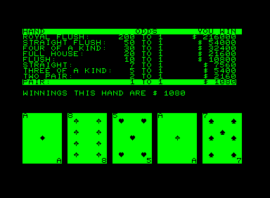 Draw Poker 1 — screenshot 1