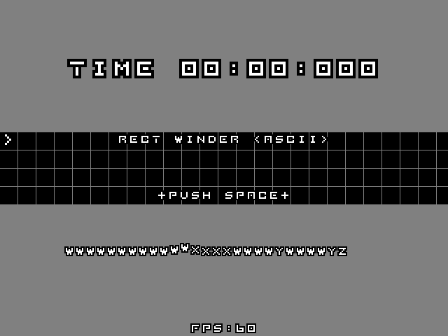 RECT WINDER (ASCII)