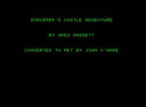Sorcerer's Castle Adventure