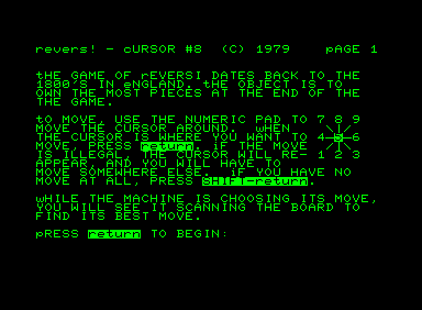 Revers! — screenshot 1