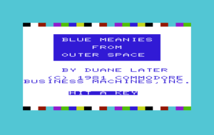 Blue Meanies From Outer Space