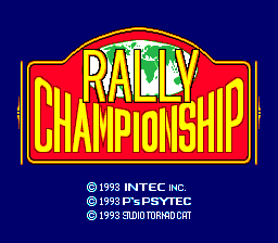 Championship Rally