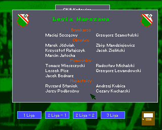 Liga Polska Manager '95 — screenshot 1