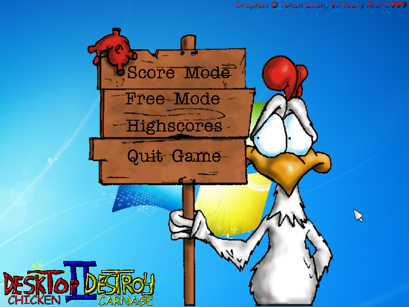 Desktop Destroy II: Chicken Carnage — screenshot 2