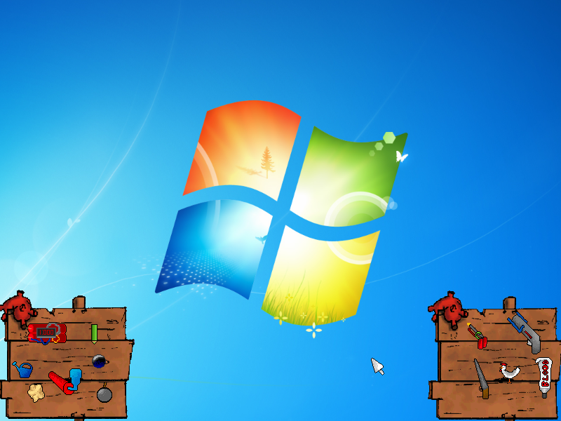 Desktop Destroy II: Chicken Carnage — screenshot 1