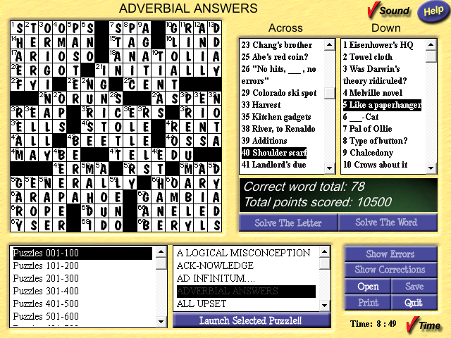 Lyriq Crosswords: Gold Edition — screenshot 2