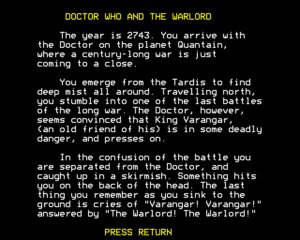 Doctor Who and the Warlord