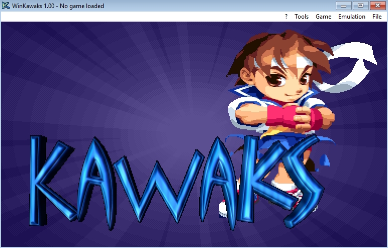 WinKawaks version 1.00 splash screen