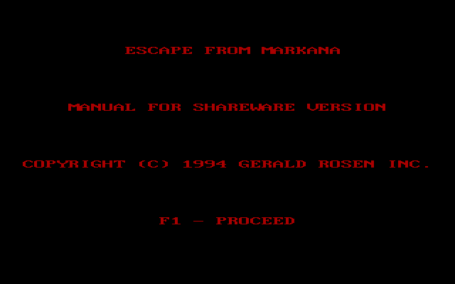 Escape from Markana