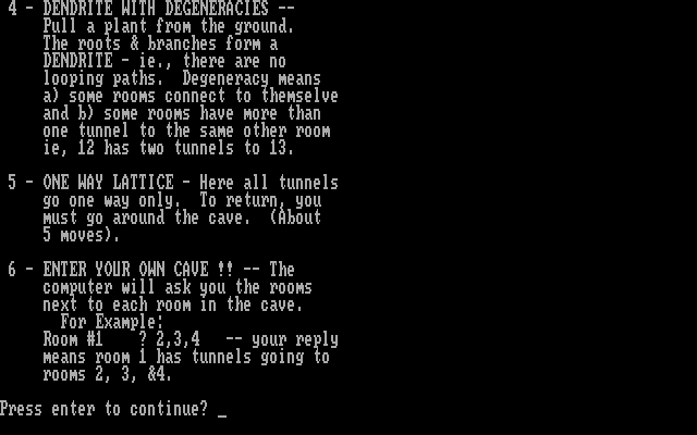 Wumpus II â screenshot 2
