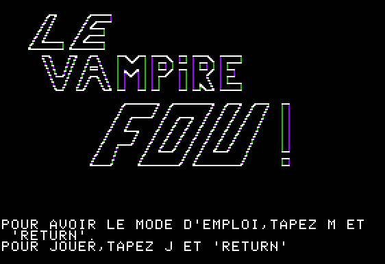 Le vampire fou — screenshot 1
