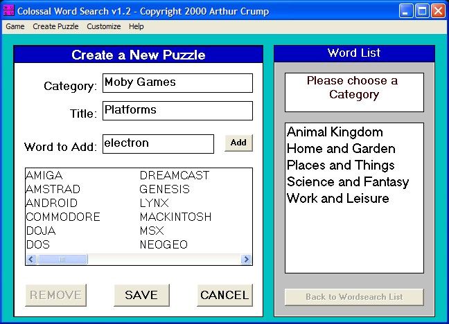 Colossal Word Search — screenshot 1