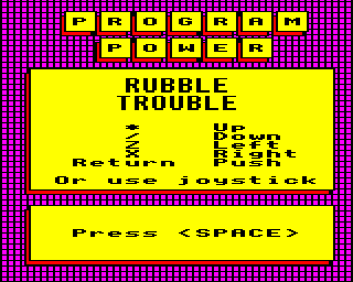 Rubble Trouble