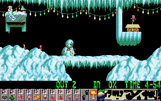 Xmas Lemmings — screenshot 1