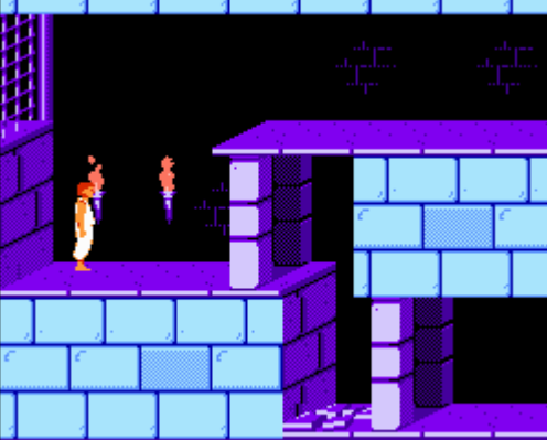 Prince of Persia gameplay on the Nintendo Entertainment System