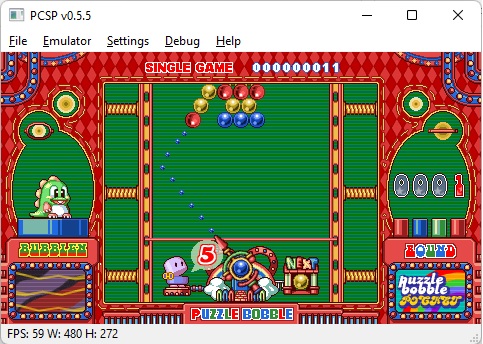 Screenshot published by the pcsp project