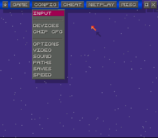 Screenshot of the ZSNES v1.51 emulator GUI with the default theme, without any game loaded.
