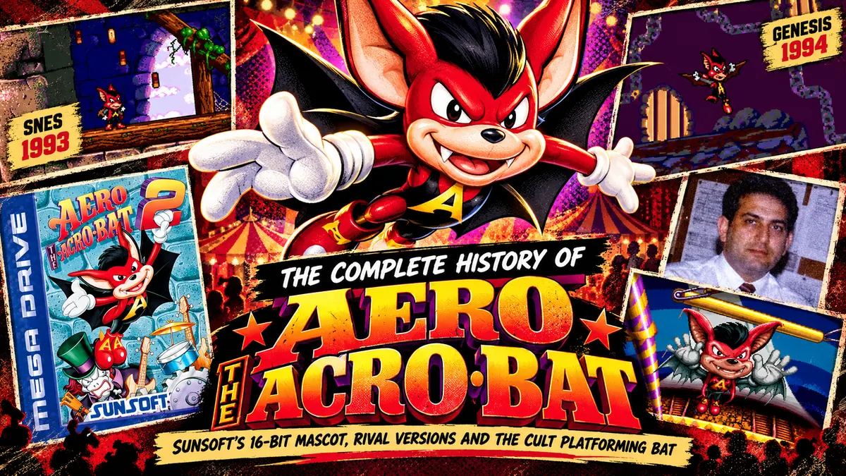 The history of Aero the Acrobat 16 bit