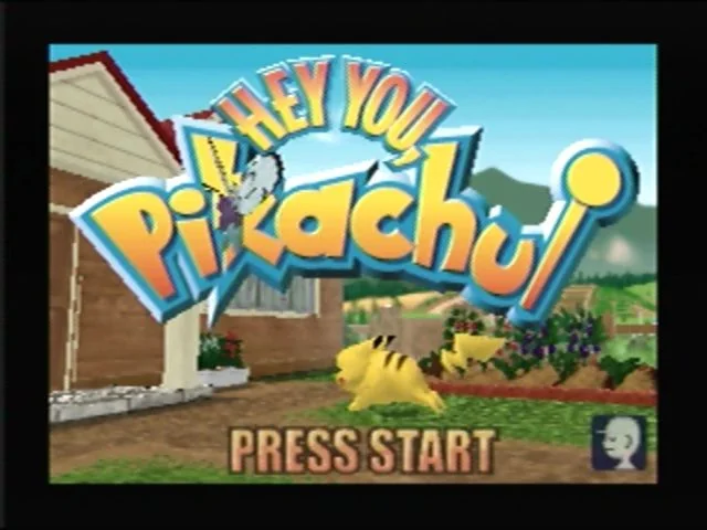 Hey You, Pikachu! game screen from the Nintendo 64 version