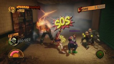 Lollipop Chainsaw game screen from the PlayStation 3 version