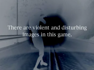 Silent Hill game screen from the PlayStation version