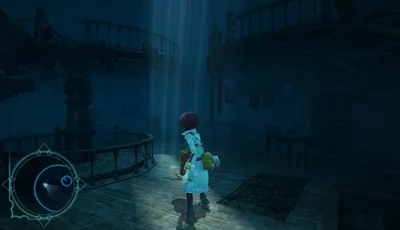 Fragile Dreams: Farewell Ruins of the Moon game screen from the Wii version