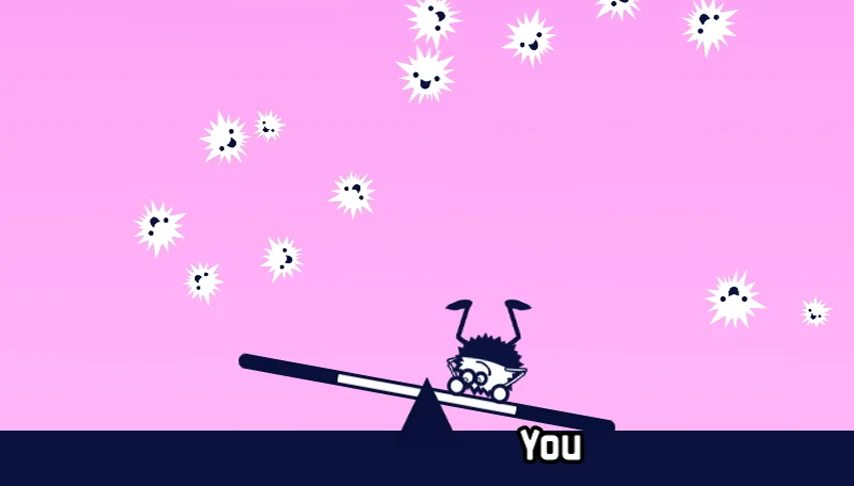 Rhythm Heaven Fever game screen from the Wii version