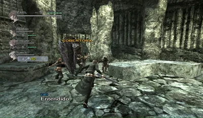 The Last Story game screen from the Wii version