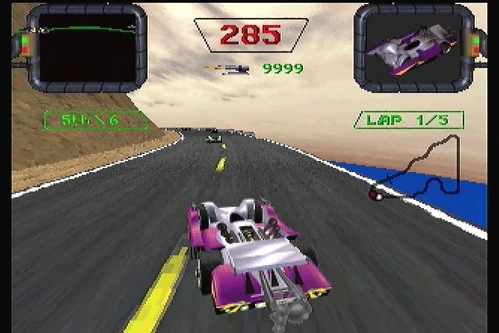 Crash n Burn gameplay on the 3DO Interactive Multiplayer