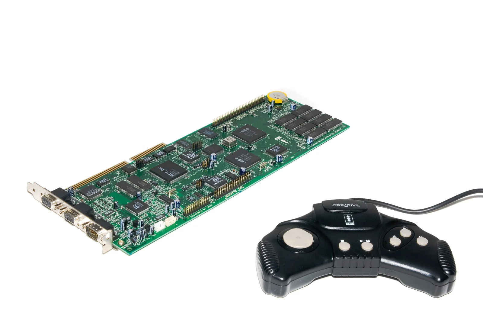Creative Labs 3DO Blaster expansion card and controller
