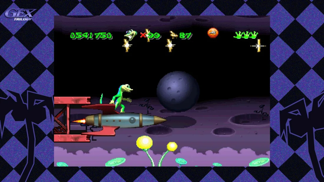 Original Gex cartoon stage running inside the modern GEX Trilogy collection