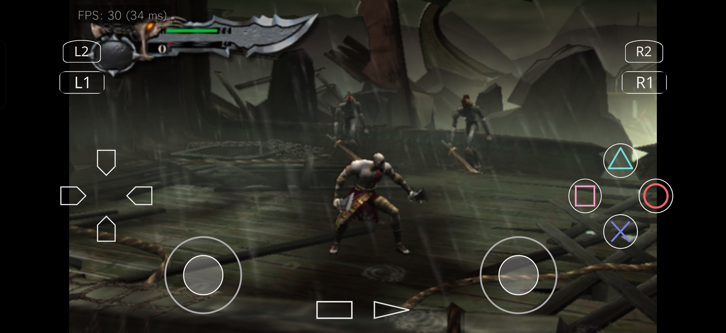 Screenshot published by the EmuCoreV project