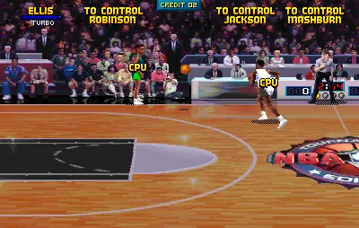 NBA Jam Tournament Edition in-game action