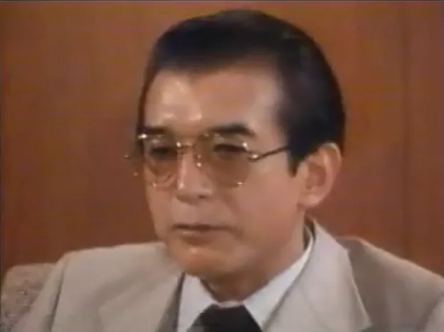 Nintendo president Hiroshi Yamauchi speaking in an archival television interview
