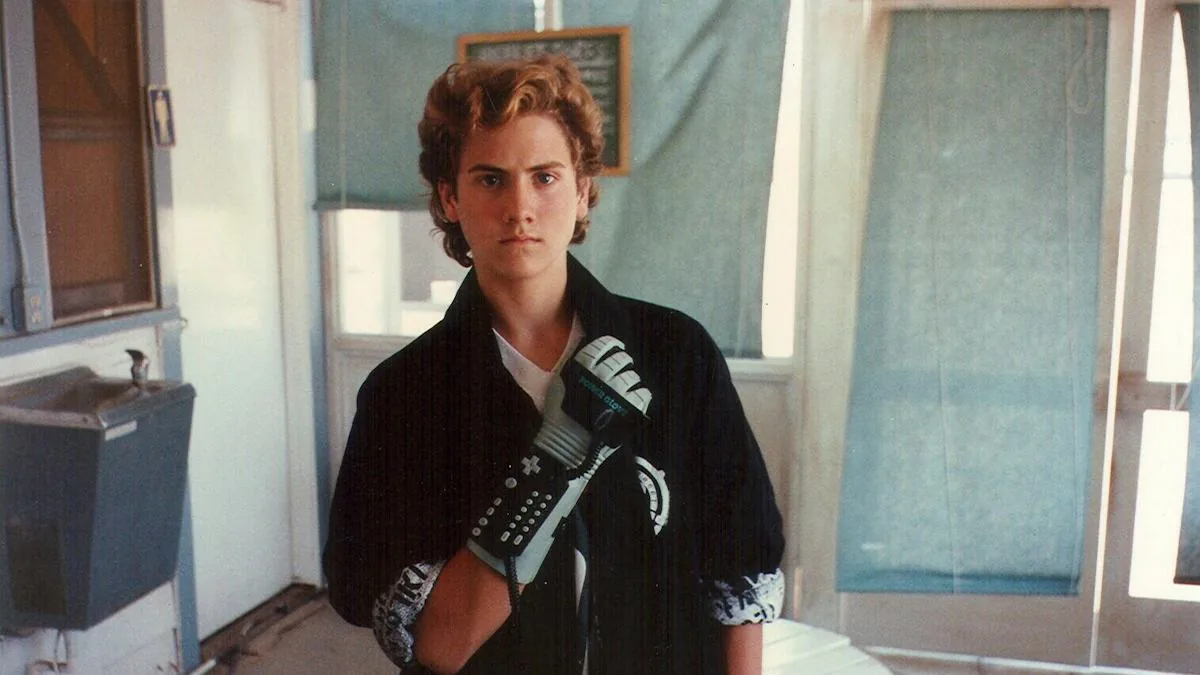 Lucas Barton wearing a Power Glove in the 1989 film The Wizard