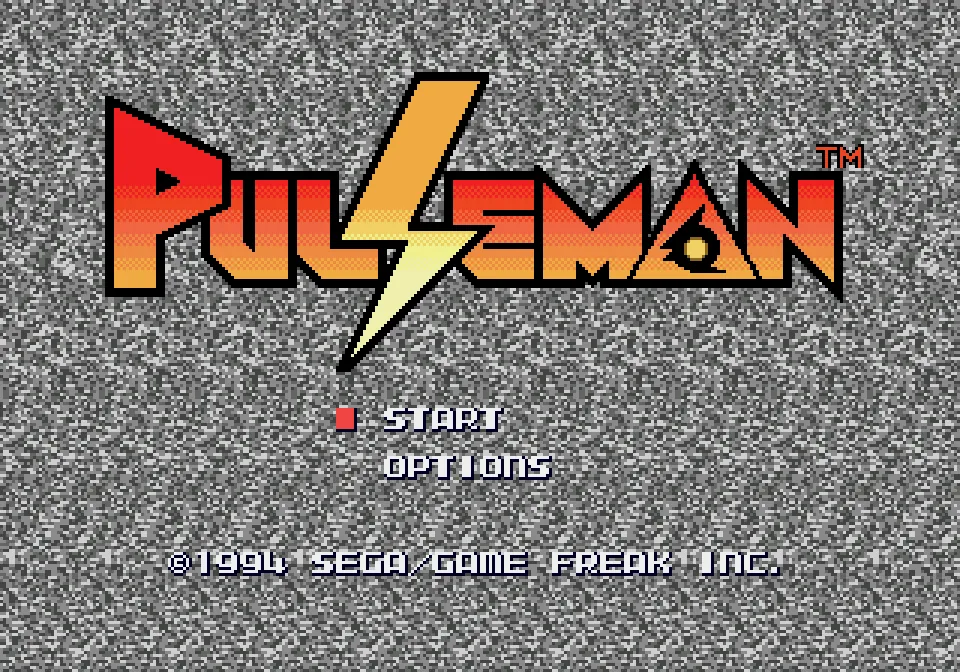 Pulseman title screen