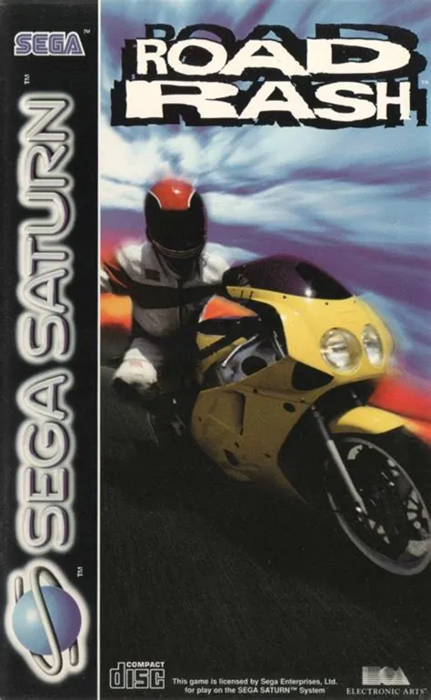 Road Rash cover art for Sega Saturn