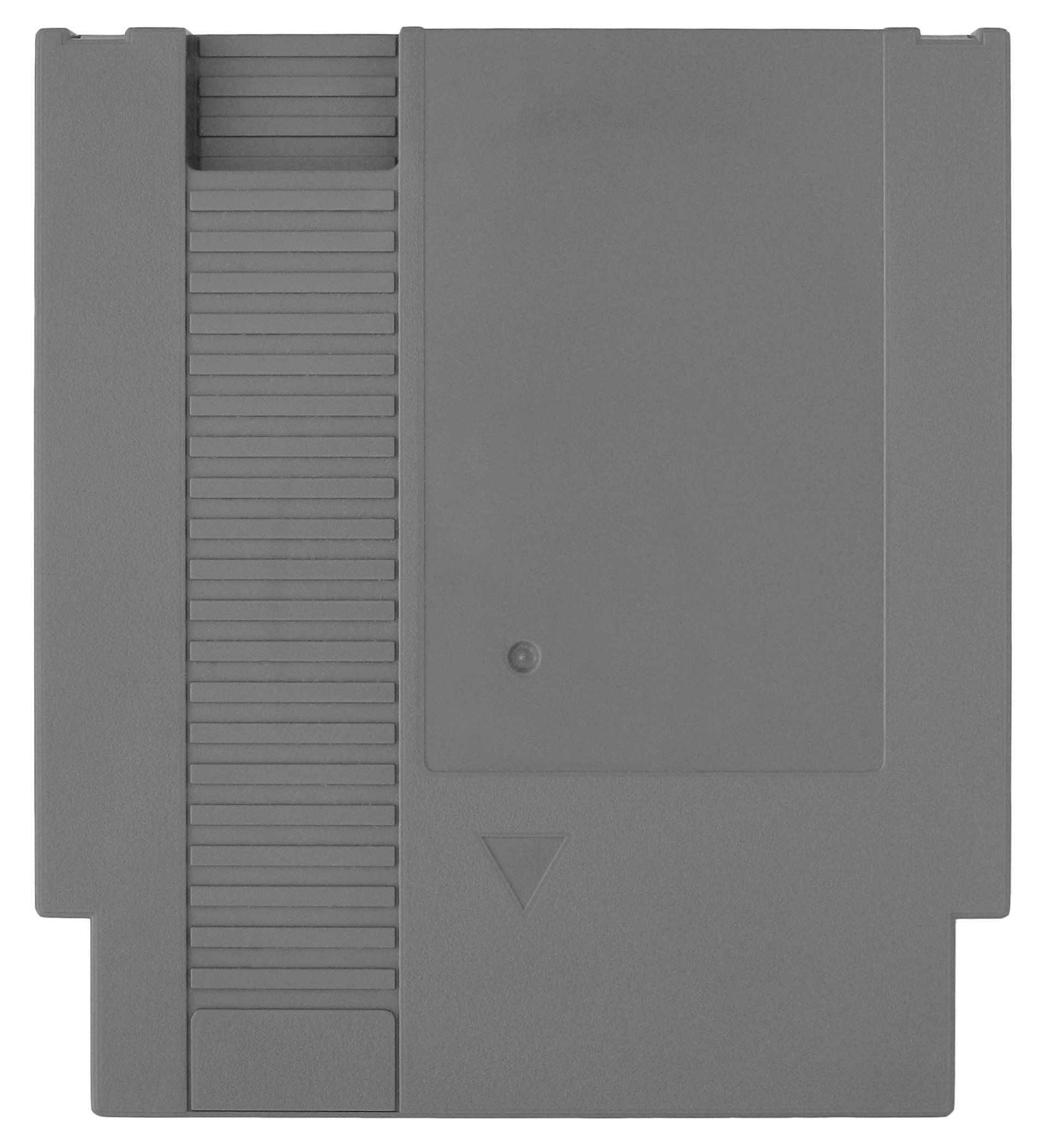 Gray Nintendo Entertainment System cartridge shell