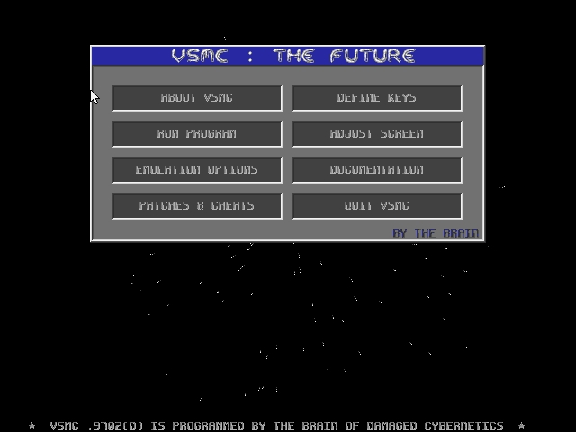 Virtual Super Magicom 97.02 D main menu