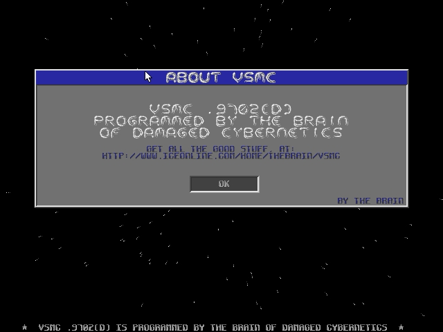 VSMC About window crediting The Brain of Damaged Cybernetics