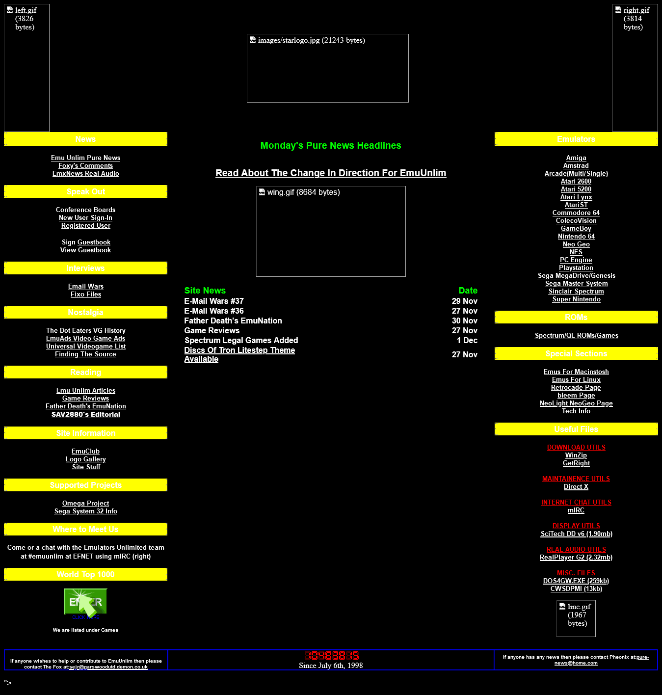 Preserved EmuUnlim site capture