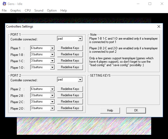 Gens Genesis emulator image
