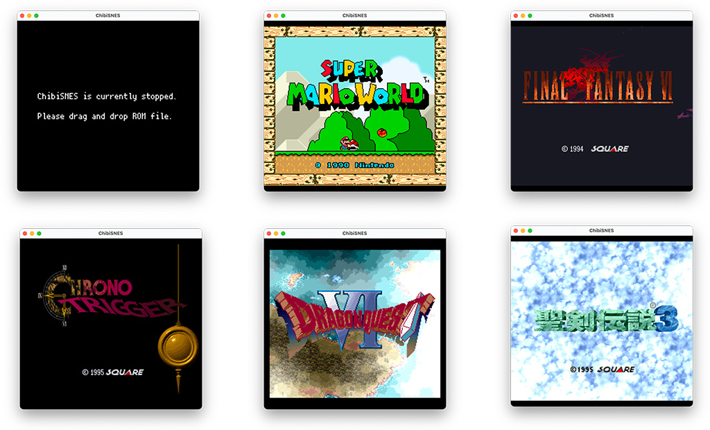 Screenshot published by the chibisnes project