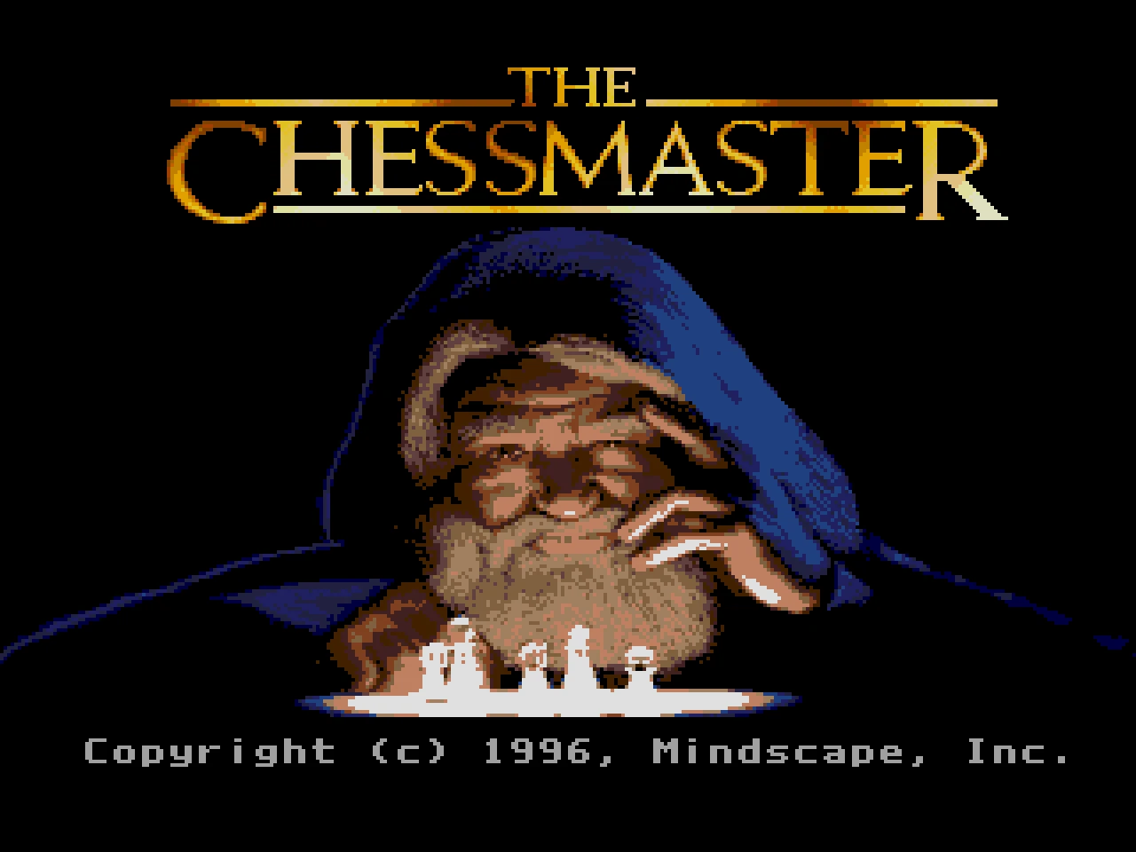 The Chessmaster Sega Channel title screen