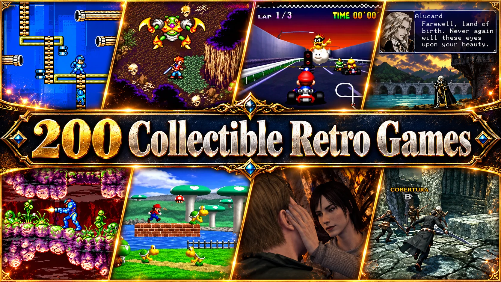 200 highly collective retro games