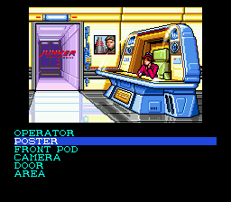 Sega CD gameplay from Snatcher
